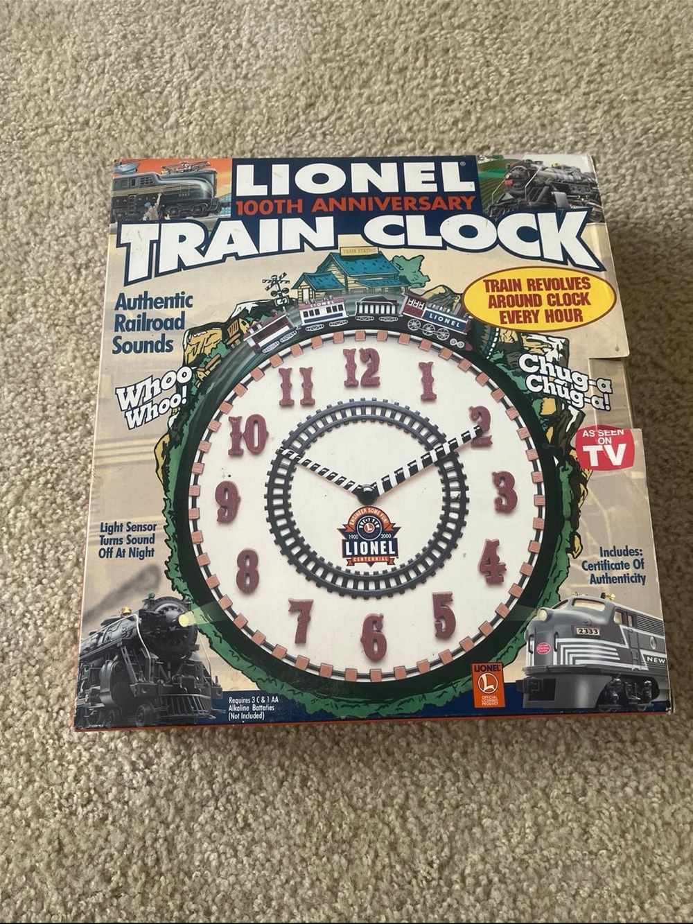 Lionel 100th Anniversary Train Wall Clock